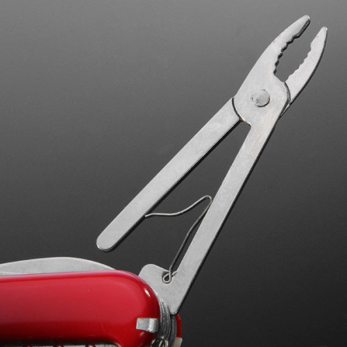 Red Swiss 91mm Multifunctional Folding Army Knives Survival Tools 2