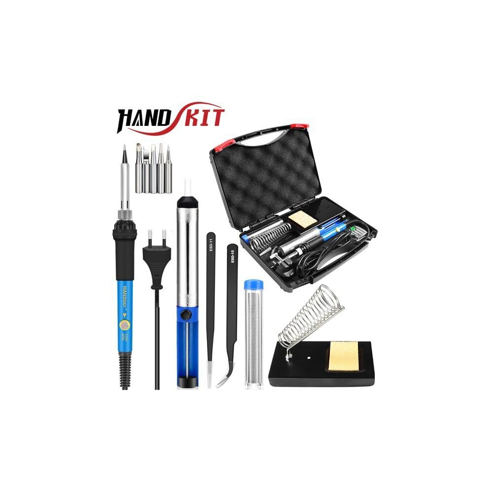 Handskit 110V/220V 60W/90W Adjustable Temperature Soldering Iron Set For Cutting, Welding, Repair Welding 6900973828806