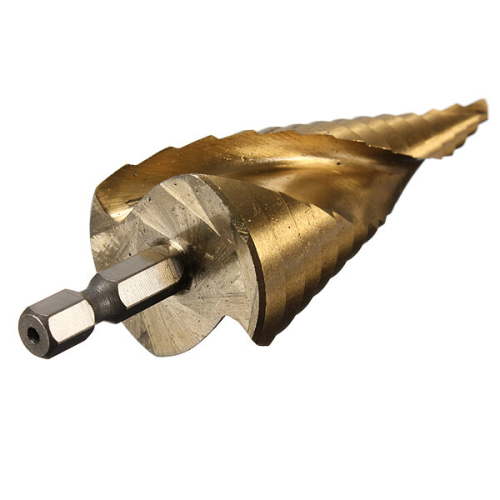 Drillpro DB-S1 3pcs HSS Spiral Grooved Step Drill Bit 4-12/4-20/4-32 2