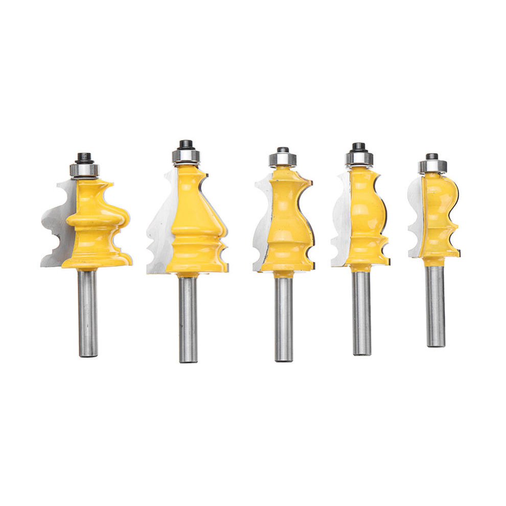 8Mm Shank Cnc Line Set Casing & Base Molding Router Bit Woodworking Cutter Milling Cutter For Woodworking Tools 6906142385873