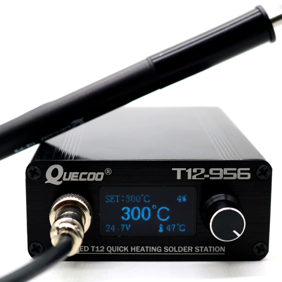 Stc T12-956 Oled Soldering Station T12 Solder Iron Tip Welding Tool Auto Sleeping With P9 M8 Handle 6900055667101