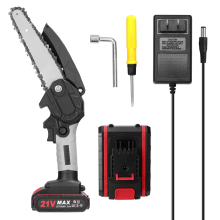 21V 6 inch Mini Electric Chainsaw for Garden Logging