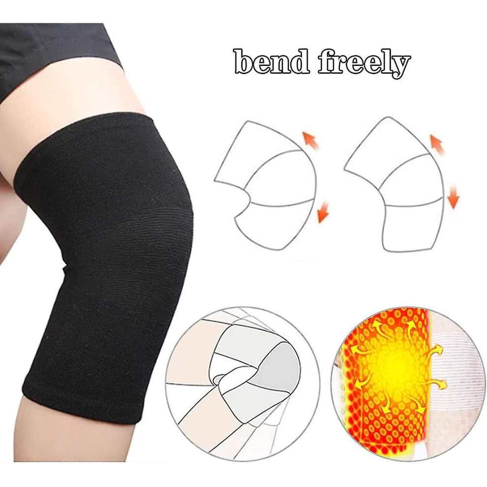Thicken Fleece Lined Knee Warmers- Cashmere Knee Joint Brace Support Pads Winter Warmer Supplies