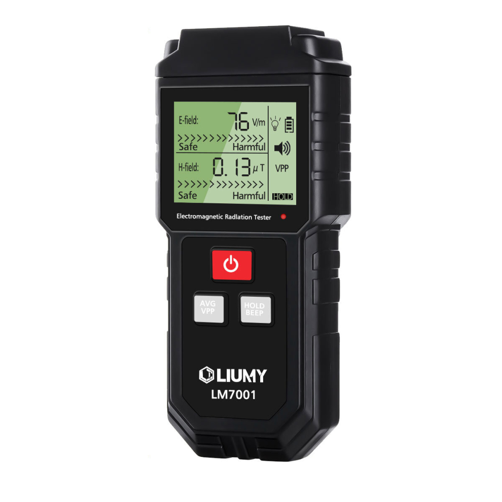 Handheld Mini Electromagnetic Detector Digital Liquid Crystal Radiation Tester With Sound And Light Alarm 3796736969342
