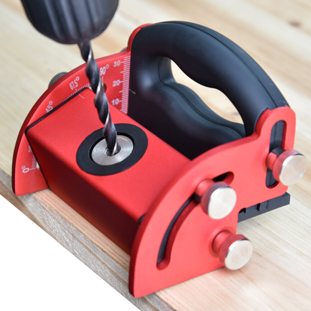 Aluminum Alloy Woodworking Pocket Hole Jig Oblique Hole Locator Punch Locator Wood Board Splicing Installation Tool 4711285753173