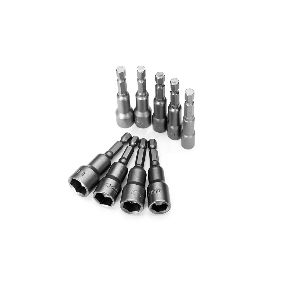 9Pcs 6-14Mm Cr-V Hex Magnetic Power Socket Nut Setters 693617167053