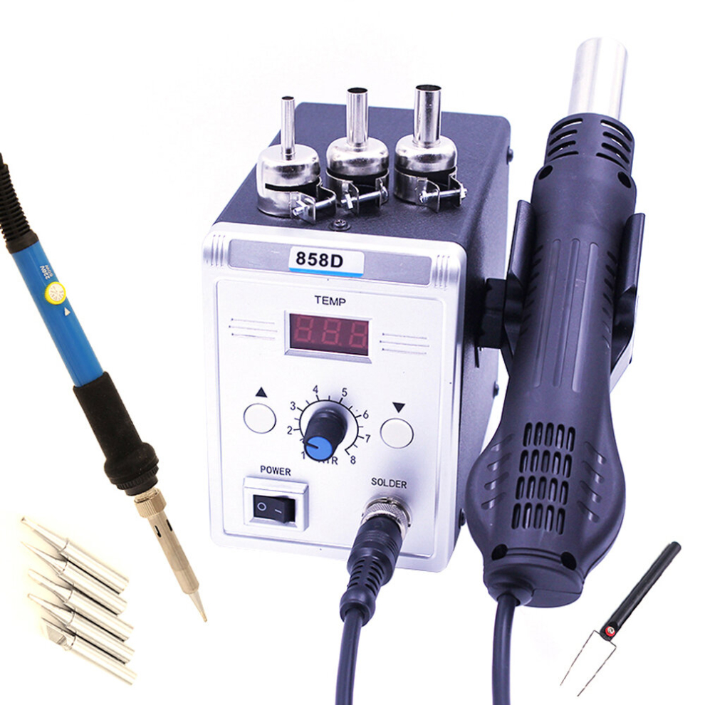 858D 700W Hot Air Bga Rework Soldering Station Electric Soldering Iron 220V / 110V For Smd Smt Welding Repair 6900061414867
