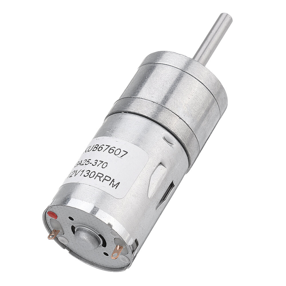 Machifit 25Ga370 Dc 12V Micro Gear Reduction Motor 25Mm Extended Shaft Gear Motor 3345536119954