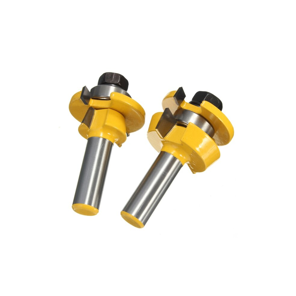 Drillpro Rb11 Shaker Bevel Rail And Stile Glue Joint Router Bit For Cabinet Door 1/2 Inch 6901249590113