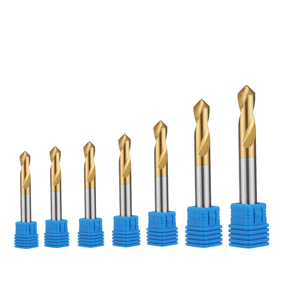 Drillpro 7Pcs 2 Flutes 90 Degree 3-12Mm Chamfer Drill Bit M35 Hss Cobalt Drill Bit Milling Cutter 3345535885072