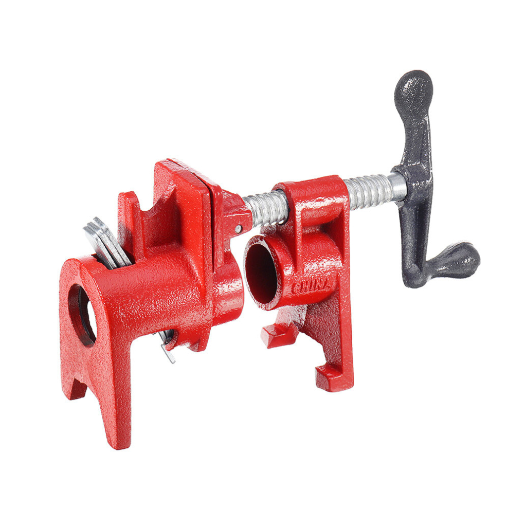 3/4 Inch Wood Gluing Pipe Clamp Set Heavy Duty Woodworking Cast Iron 738672551758