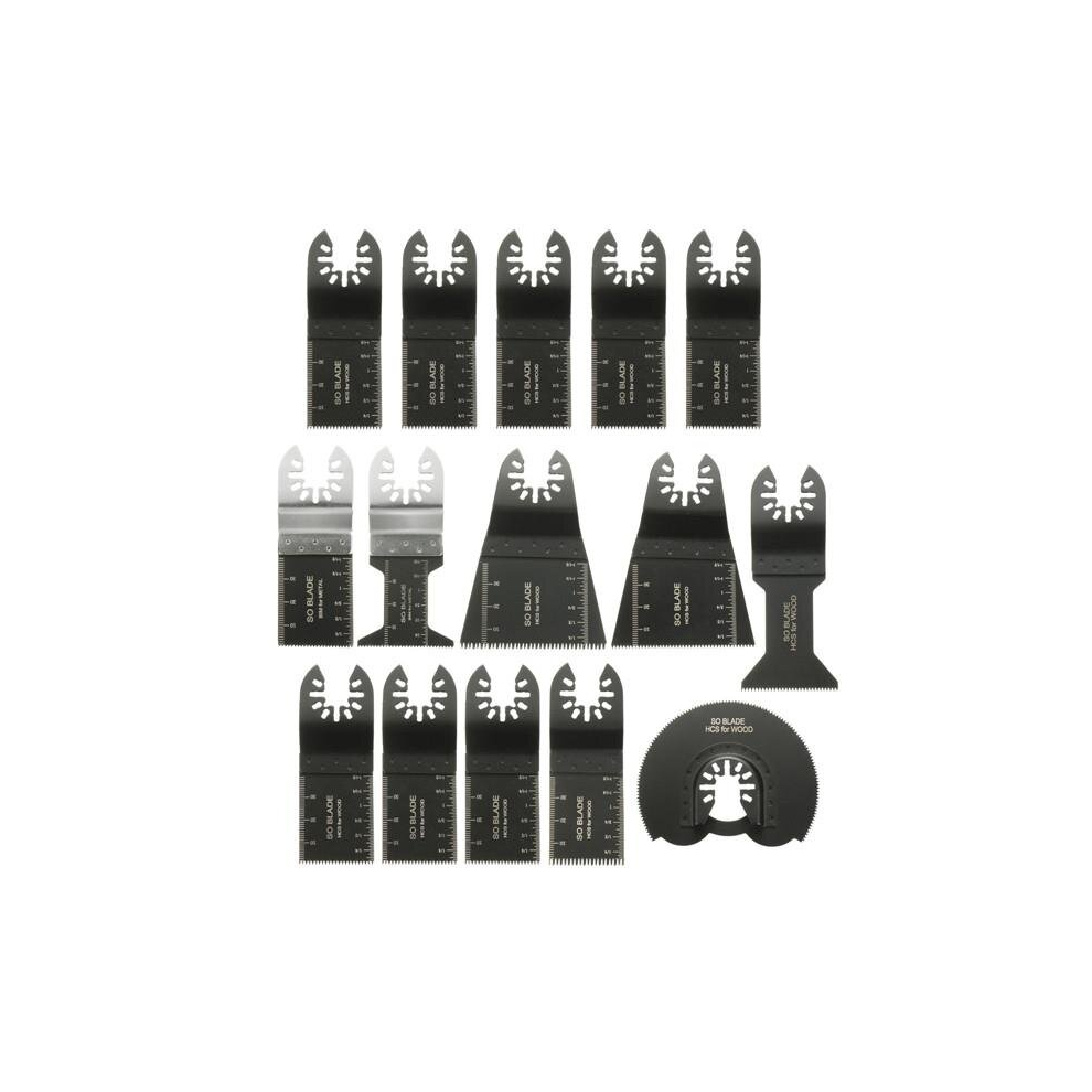 15pcs Oscillating Multitool Saw Blade Set for Fein Bosch Makita Milwaukee Makita