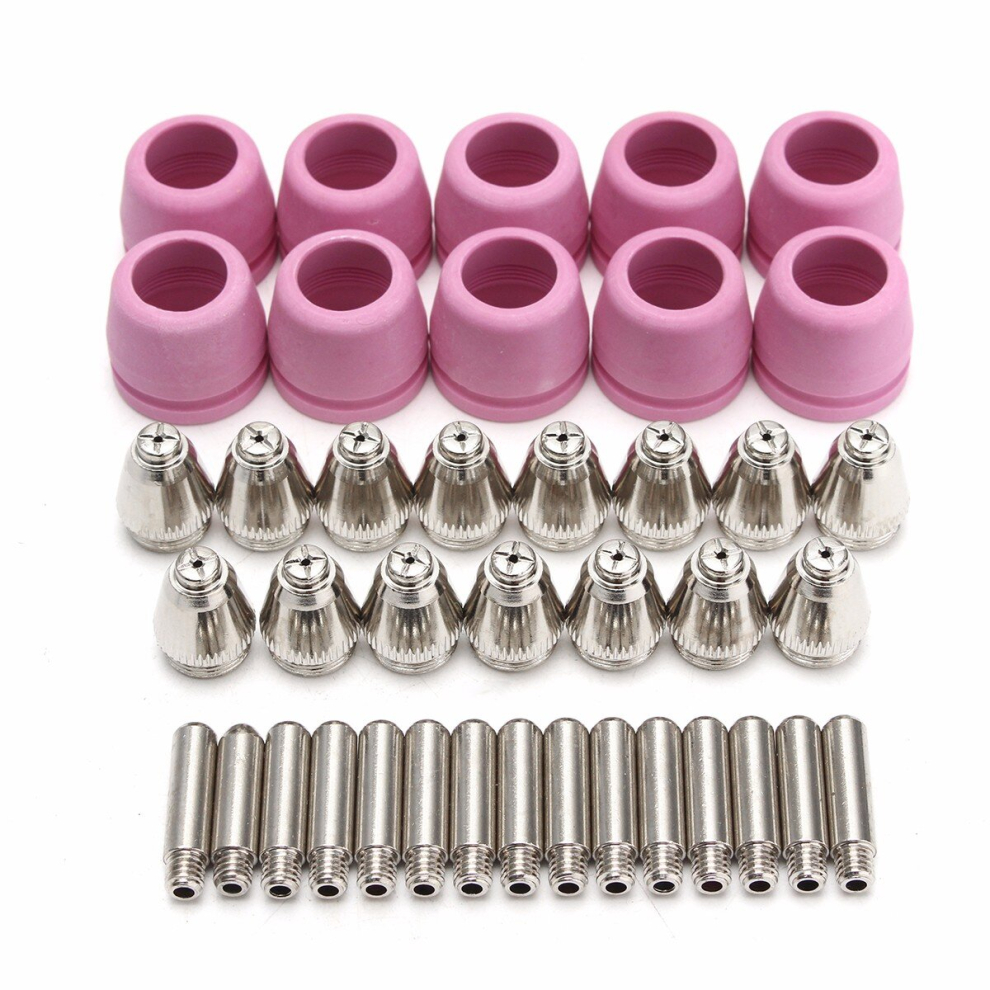 40Pcs Welding Torch Plasma Consumables Nozzle Electrode Cup For Ltp5000d Ltp6000 791177511016