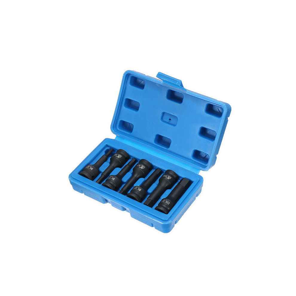7Pcs 3/8 Inch Metric Hex Driver Impact Socket Bit Set 300742227445