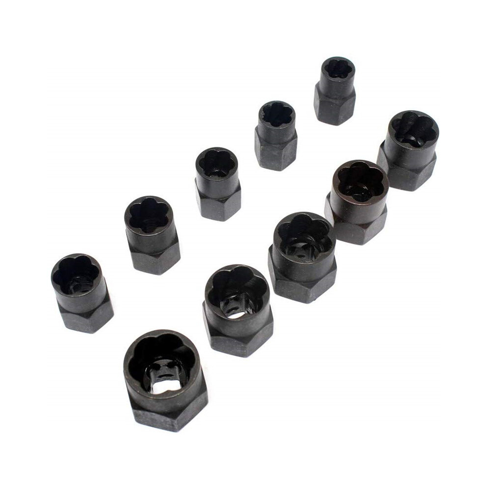 10Pcs High Bolt Nut Remover Screw Extractor Kit Damaged Bolt Remover Stud Extractor 8268684589255