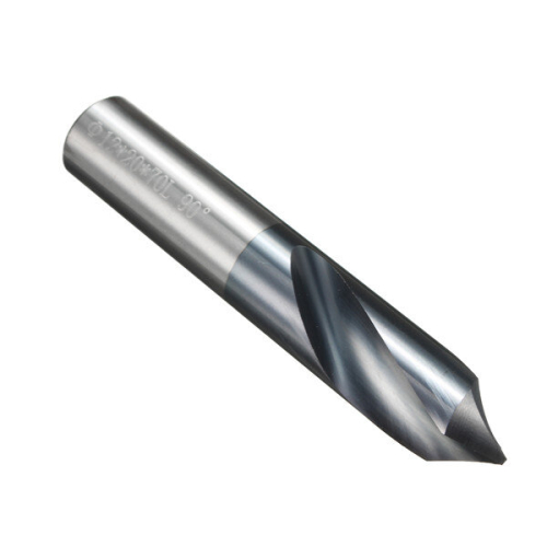 2 Flutes 12mm Carbide Chamfer Mill 90 Degree End Milling Cutter Bit 1