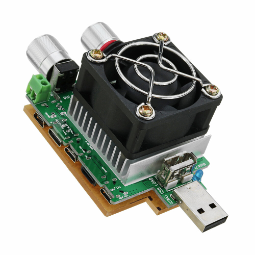 JUWEI QC2.0/3.0 35W USB Electronic Load Adjustable Constant Current Aging Resistor Battery Tester 2