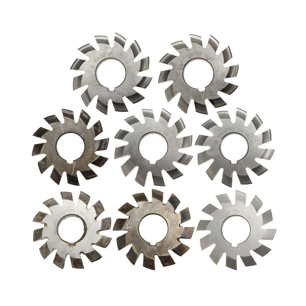 M4 Pa20 Inside Bore Diameter 22Mm #1-8 Hss Involute Gear Milling Cutter 8424696803080