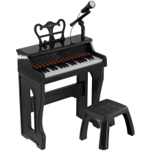The Magic Toy Shop Kids Piano Electronic Keyboard 37 Keys Children Musical Instrument Activity Toy