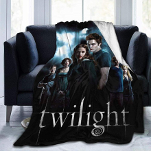 (125CM X 100CM) Microplush Throw Blanket,Flannel Couch Blanket,Soft Velvet Bed Blanket,Cabin Throw Blanket,The Twilight Saga Warm Fleece Blanket