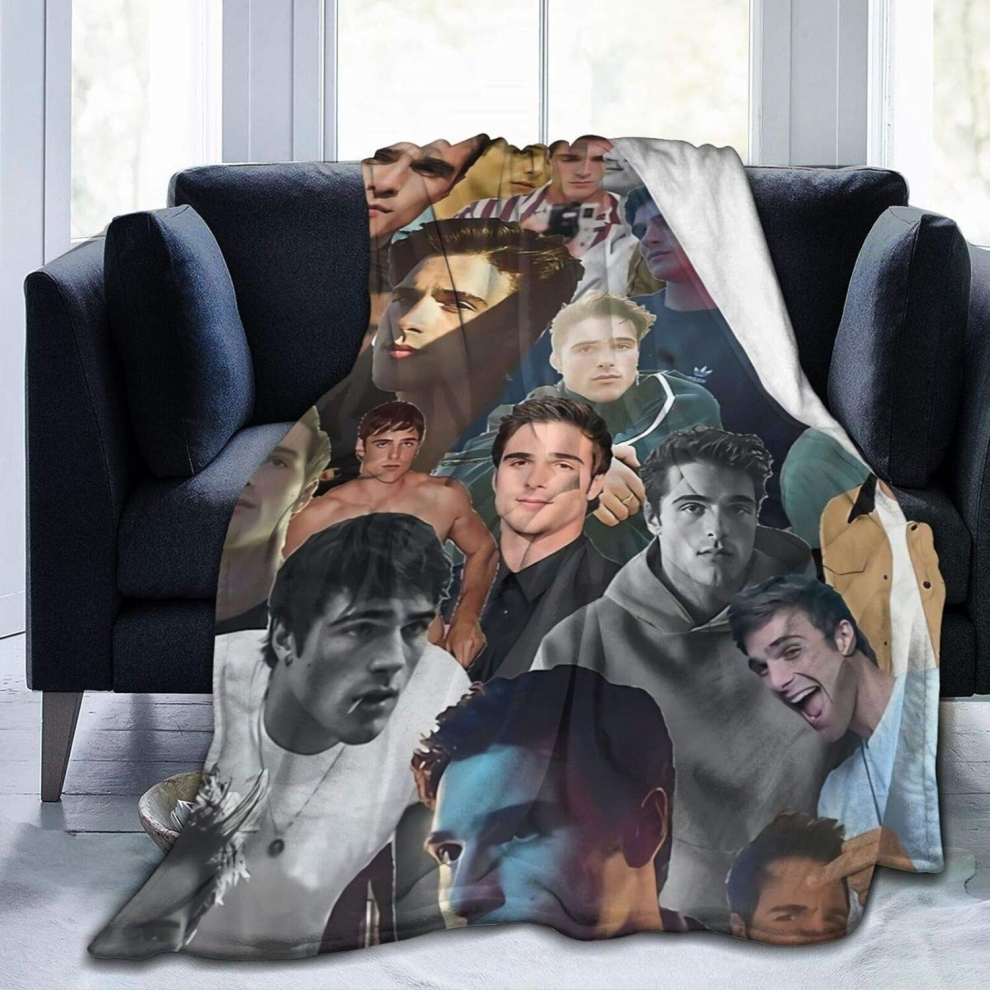 (125CM X 100CM) Jacob Elordi Noah Flynn Soft and Comfortable Warm Fleece Blanket