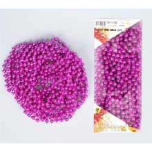 (Pink) 24ft Hanging Bead Garland Christmas Tree Decorations Xmas Party Tinsel String