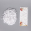 (White) 24ft Hanging Bead Garland Christmas Tree Decorations Xmas Party Tinsel String 1