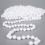 (White) 24ft Hanging Bead Garland Christmas Tree Decorations Xmas Party Tinsel String 3