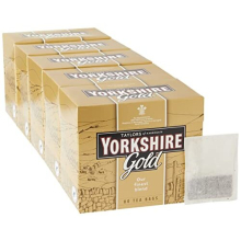 Yorkshire Tea Gold, 80 Tea Bags (Pack of 5, total 400 Teabags)