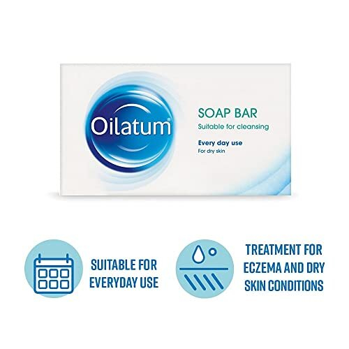 Oilatum Soap Bar Emollient Cleanser for Dry, Sensitive and Eczema Prone