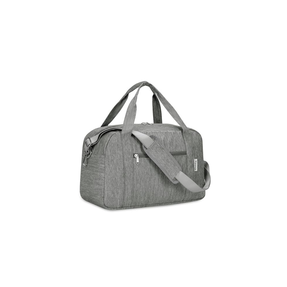 for Ryanair Airlines Cabin Bag 40X20X25cm Underseat Foldable Travel Duffel Bag Holdall Tote Carry on Luggage for Women and Men 20L (Grey)