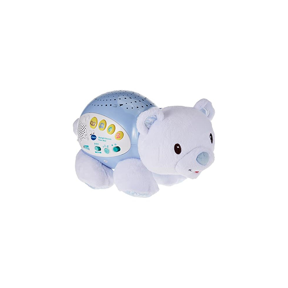 Vtech 506903 Little Friendlies Starlight Sounds Bear, Soothing Baby Nighlight, Musical Toy With Sounds And Songs, Soft Cuddly Toy For Babies Aged 1
