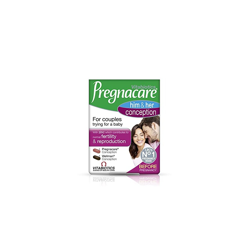 Pregnacare Vitabiotics His and Her Conception, 60 Tablets