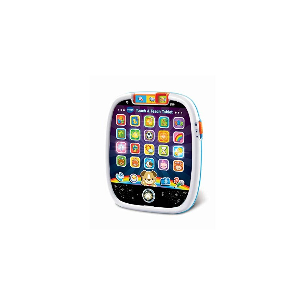 Vtech Touch & Teach Tablet For Kids | Sound Effects, Phrases And Songs | Early Development With Numbers, Shapes, Animals And Colours | Suitable For Light
