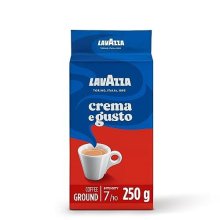 Lavazza, Crema e Gusto Classico, Ground Coffee, 8 Packs of 250g, Ideal for Moka Pot or Filtered Coffee,Rounded and Inviting Taste, Intensity 7/10,
