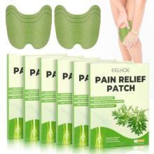 Foreverup 60Pcs Pain Relief Patches,Knee Pain Relief Patches Kit,Wellknee Pain Relief Patch Wormwood Herbal Knee Patches for Arthritis,Relieves Muscle