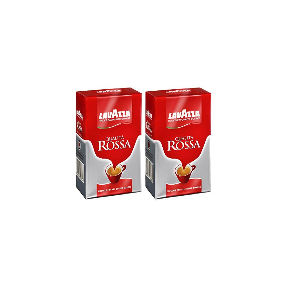 Lavazza Qualita Rossa Ground Coffee 250G (Pack Of 2)