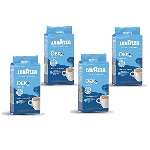 Lavazza Lavazza Dek Decaffeinated Natural Method Ground Coffee 250g (Pack of 4)