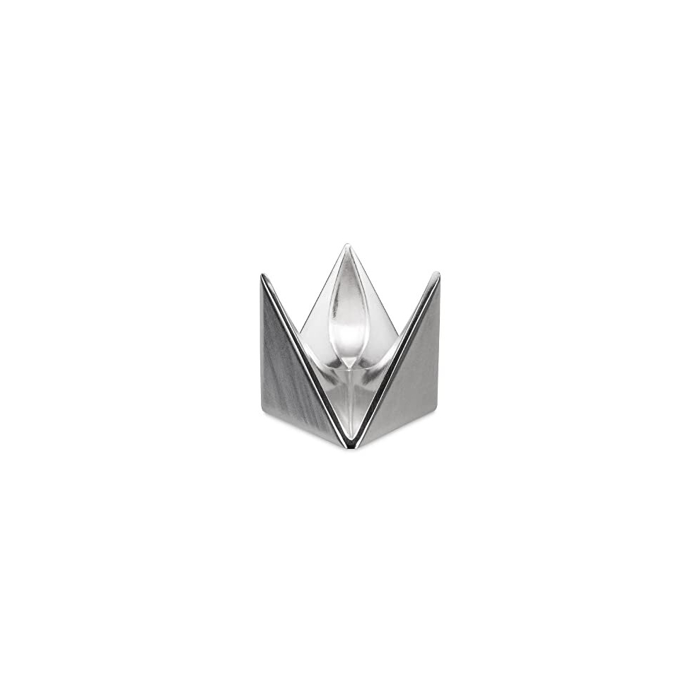 Alessi AGO01 Roost Egg Cup Aluminium Mirror Polished, Silver, 4.5 x 4.5 x 4.5 cm