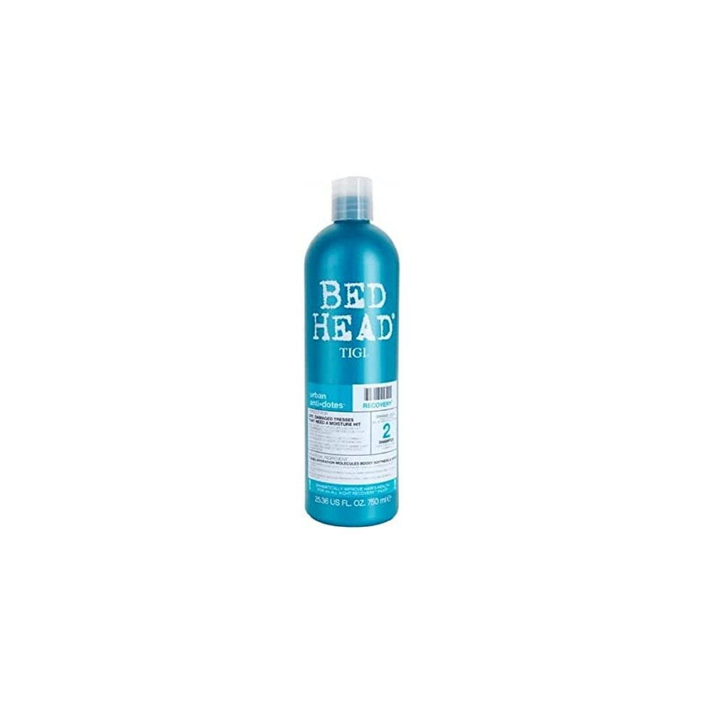 Bed Head by TIGI, Recovery Shampoo, Moisturising Shampoo for Professional Haircare, Great For Restoring Dry and Damaged Hair, 750ml