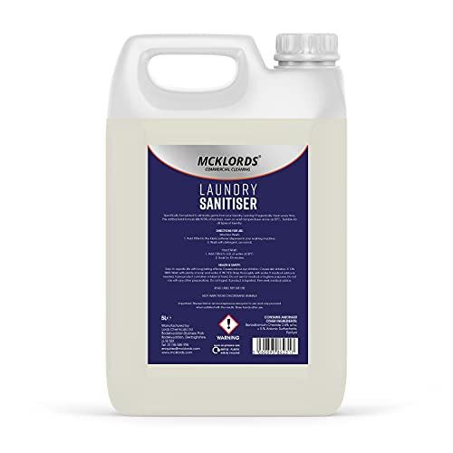 McKLords Laundry Sanitiser, 5 Litre Clear 1