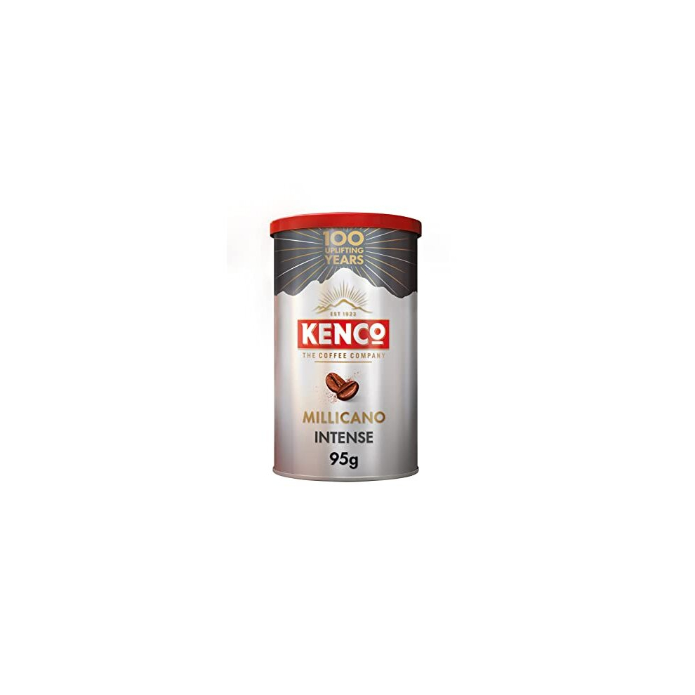 Kenco Millicano Intense Instant Coffee 95g (Pack of 6 Tins, Total 570g)