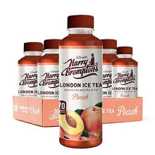 Harry Brompton's London Ice Tea. Made with Real Black Tea and Peach Juice. 70 Calories, No Artificial Sweeteners, Antioxidant-Rich and High in Vitamin