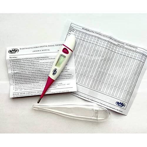 Digital Basal Thermometer 2 Decimal Place Degree Accuracy, BBT, Oral