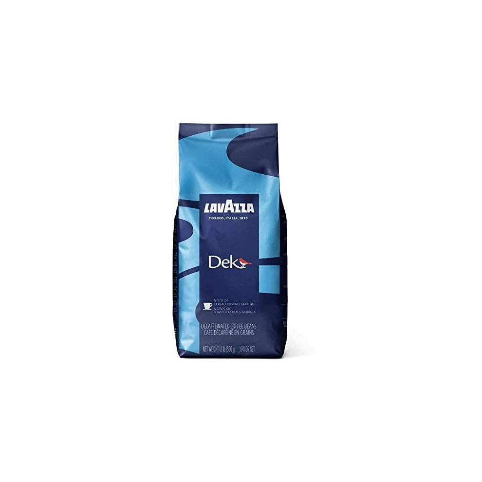 New Lavazza Dek Decaffeinated Coffee Beans (3 Packs Of 500G)