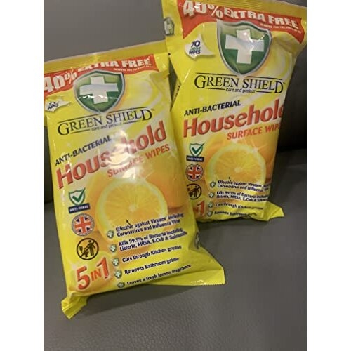 Greenshield Leather Surface Wipe 70 Pack
