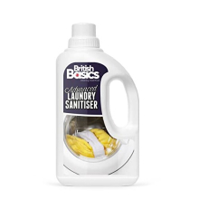 BritishBasics - Anti-Bacterial Laundry Sanitiser Cleanser Liquid Additive 1 Litre,Clear
