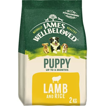 James Wellbeloved Puppy Lamb & Rice Hypoallergenic Dry Dog Food - 2kg (02JPL21)