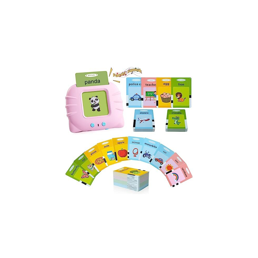 Minibear Talking Flash Cards Kids' Electronic Games Speak Toys Autistic Children Educational Toys Preschool Montessori Toys Sensory Toys Learning Toys For 2 3