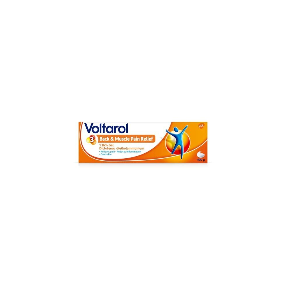 Voltarol Back and Muscle Pain Relief 1.16% Gel, 100g